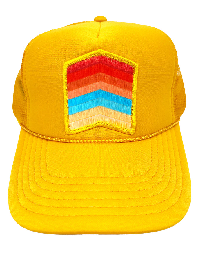 Sunset Chevron Trucker Hat